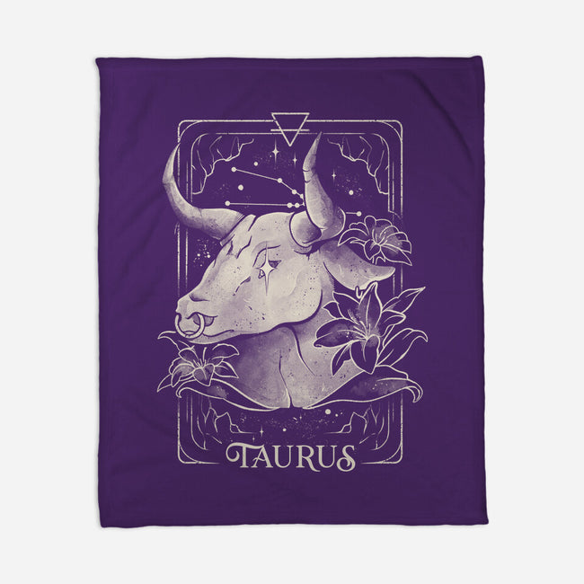 Taurus Tarot-None-Fleece-Blanket-eduely