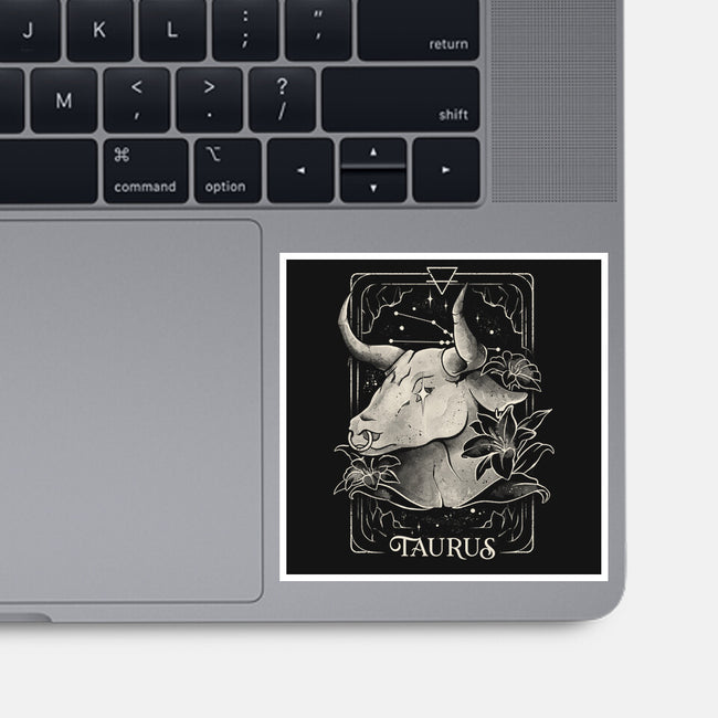 Taurus Tarot-None-Glossy-Sticker-eduely