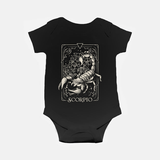 Scorpio Tarot-Baby-Basic-Onesie-eduely