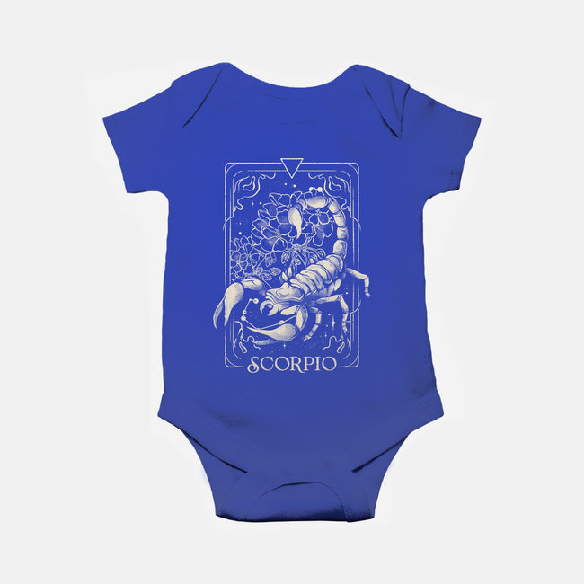 Scorpio Tarot-Baby-Basic-Onesie-eduely