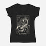 Scorpio Tarot-Womens-V-Neck-Tee-eduely