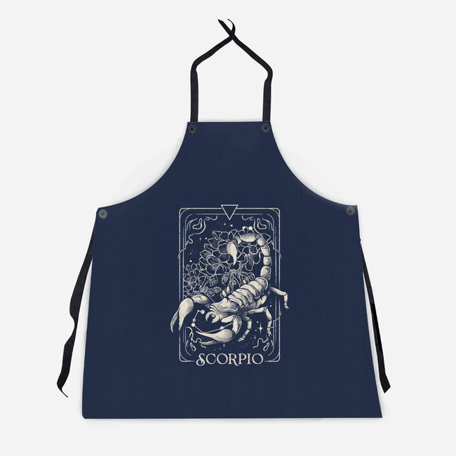 Scorpio Tarot-Unisex-Kitchen-Apron-eduely