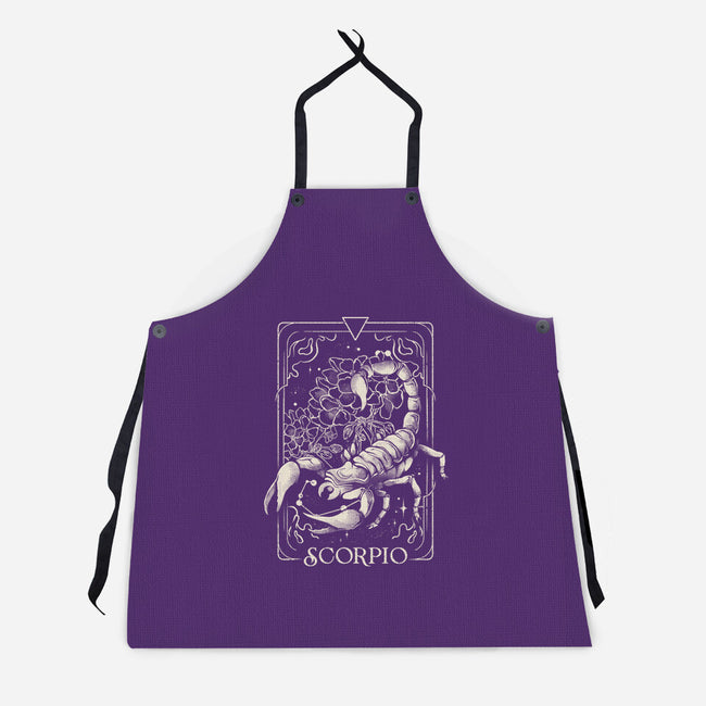 Scorpio Tarot-Unisex-Kitchen-Apron-eduely