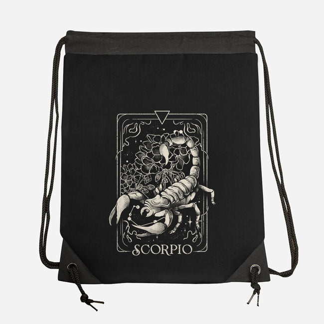 Scorpio Tarot-None-Drawstring-Bag-eduely