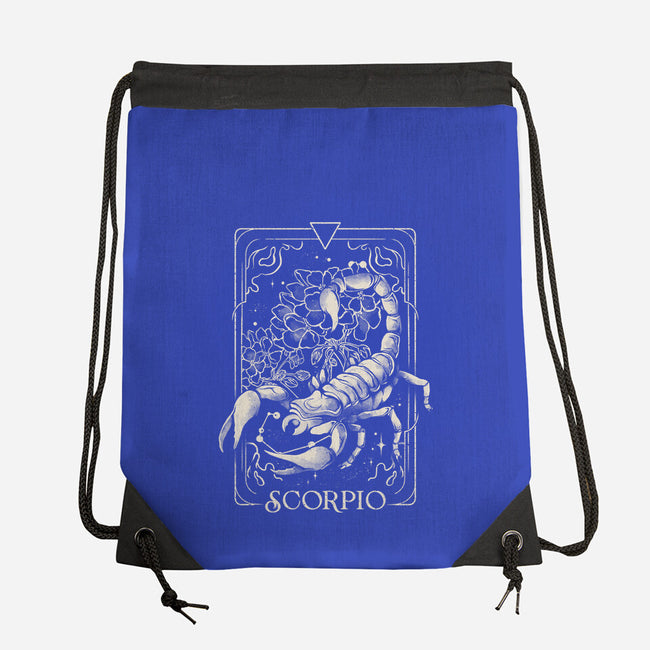 Scorpio Tarot-None-Drawstring-Bag-eduely