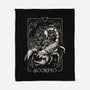Scorpio Tarot-None-Fleece-Blanket-eduely