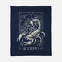 Scorpio Tarot-None-Fleece-Blanket-eduely