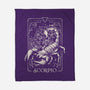 Scorpio Tarot-None-Fleece-Blanket-eduely