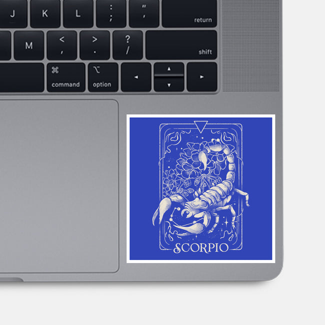 Scorpio Tarot-None-Glossy-Sticker-eduely