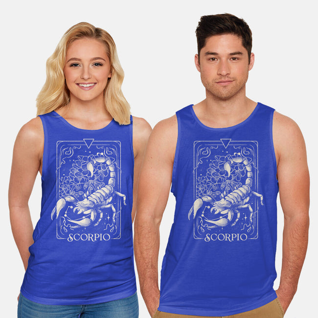 Scorpio Tarot-Unisex-Basic-Tank-eduely
