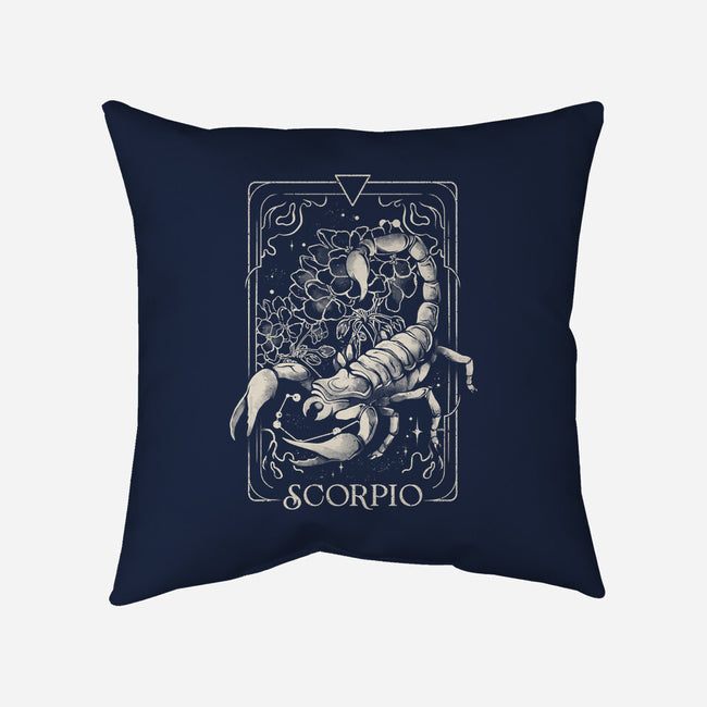 Scorpio Tarot-None-Removable Cover w Insert-Throw Pillow-eduely