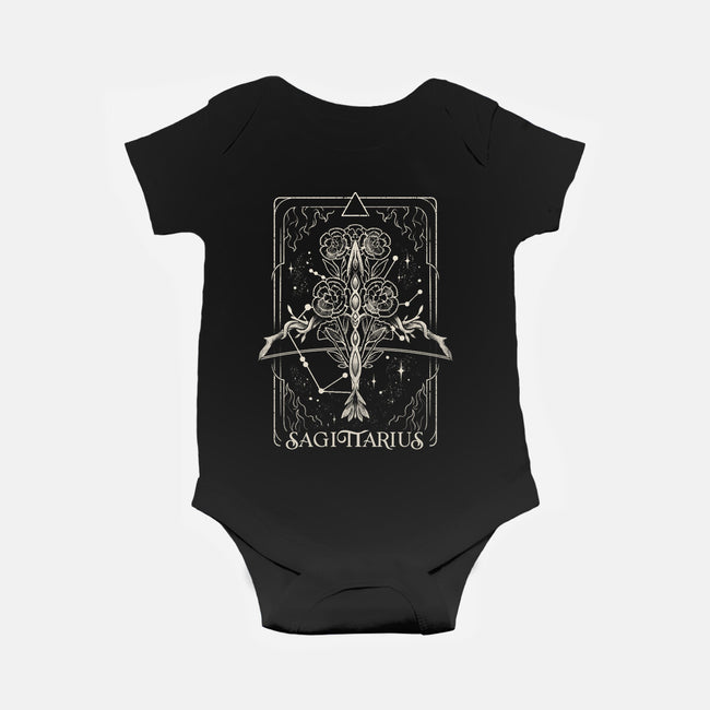 Sagittarius Tarot-Baby-Basic-Onesie-eduely