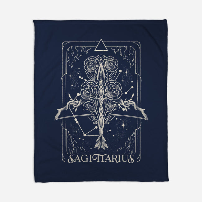 Sagittarius Tarot-None-Fleece-Blanket-eduely