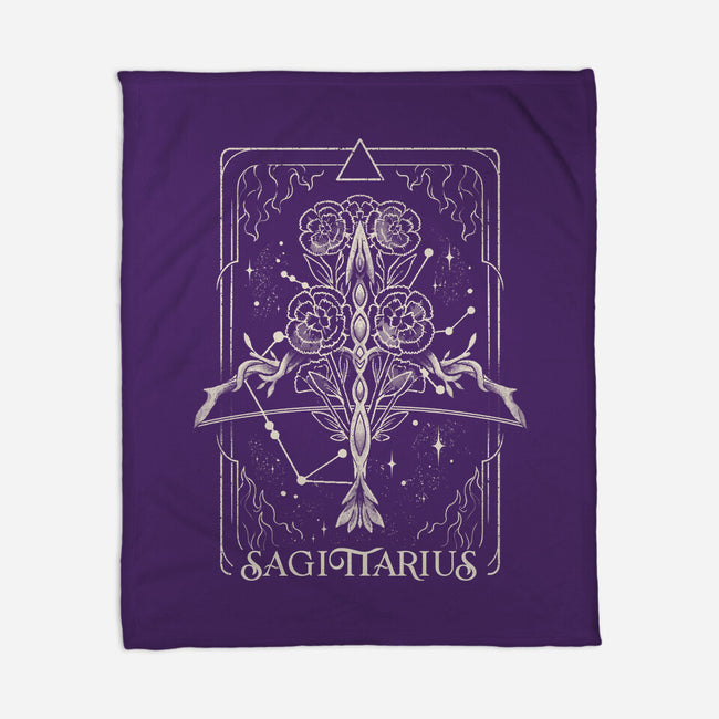 Sagittarius Tarot-None-Fleece-Blanket-eduely