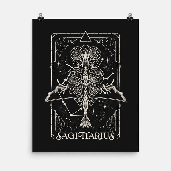 Sagittarius Tarot-None-Matte-Poster-eduely