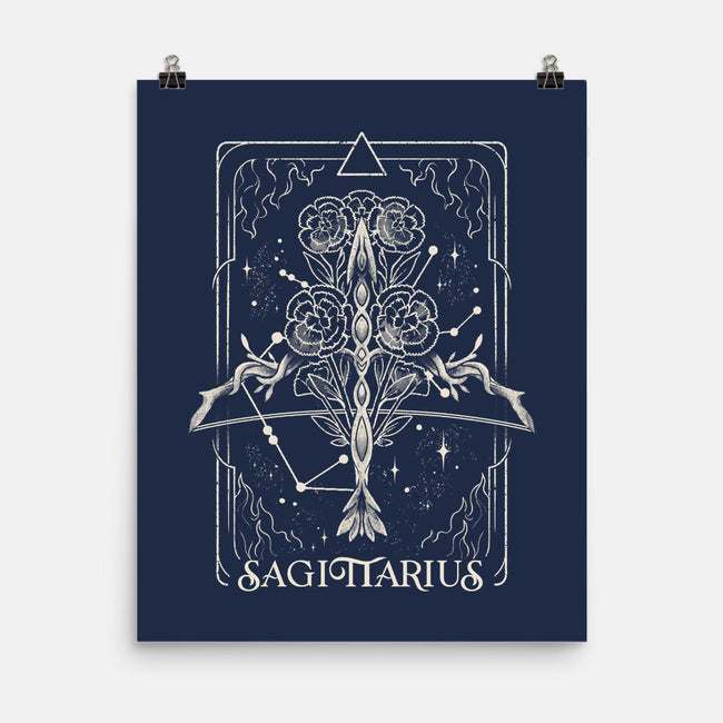Sagittarius Tarot-None-Matte-Poster-eduely