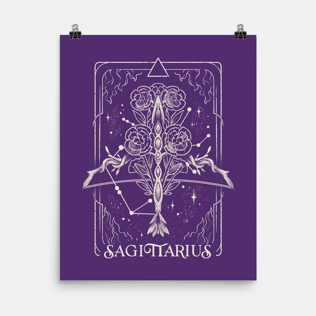 Sagittarius Tarot-None-Matte-Poster-eduely