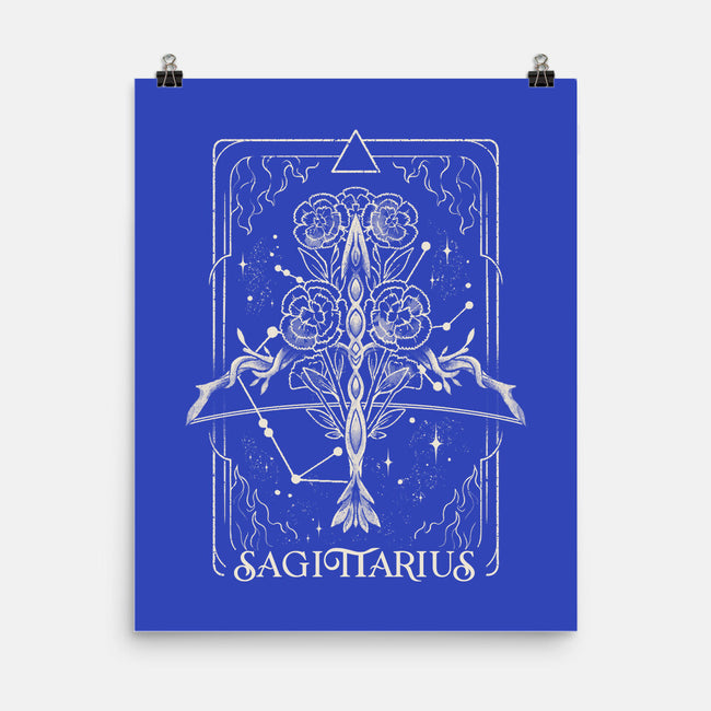 Sagittarius Tarot-None-Matte-Poster-eduely
