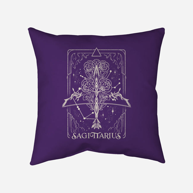 Sagittarius Tarot-None-Removable Cover w Insert-Throw Pillow-eduely