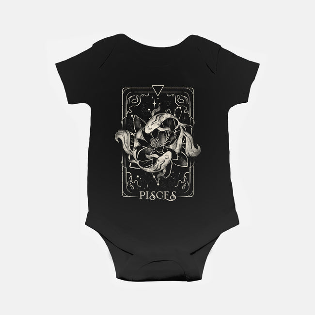 Pisces Tarot-Baby-Basic-Onesie-eduely