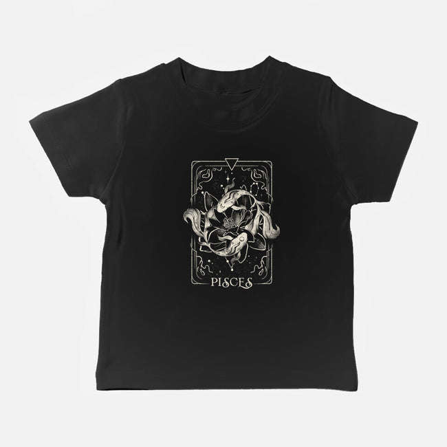 Pisces Tarot-Baby-Basic-Tee-eduely
