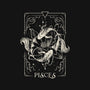 Pisces Tarot-Womens-V-Neck-Tee-eduely