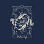 Pisces Tarot-Womens-V-Neck-Tee-eduely