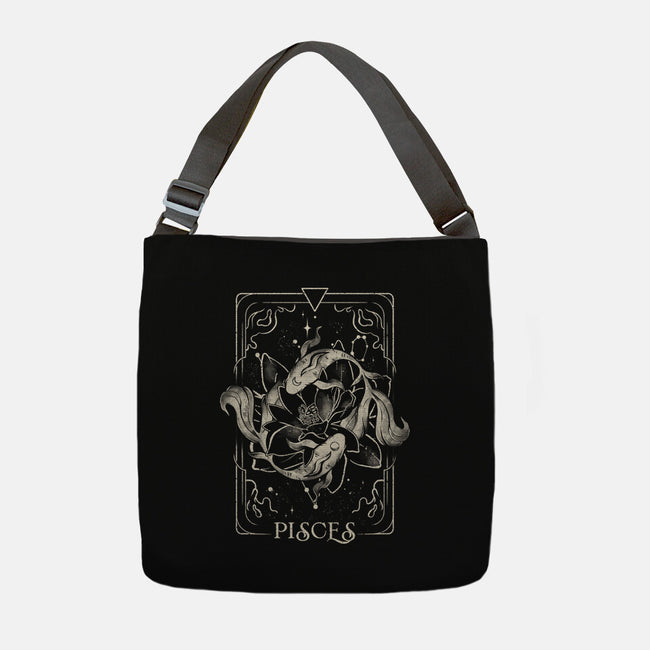 Pisces Tarot-None-Adjustable Tote-Bag-eduely