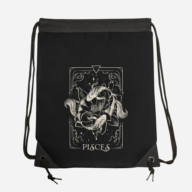 Pisces Tarot-None-Drawstring-Bag-eduely
