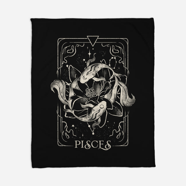 Pisces Tarot-None-Fleece-Blanket-eduely
