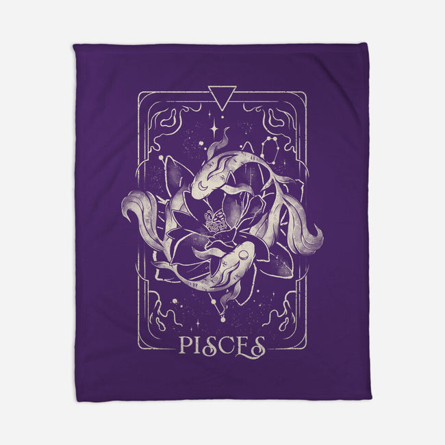 Pisces Tarot-None-Fleece-Blanket-eduely