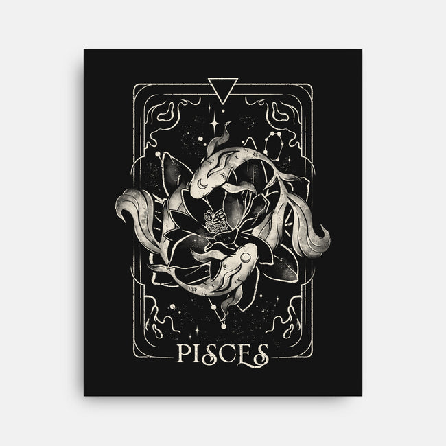 Pisces Tarot-None-Stretched-Canvas-eduely