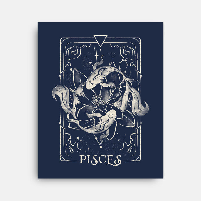 Pisces Tarot-None-Stretched-Canvas-eduely