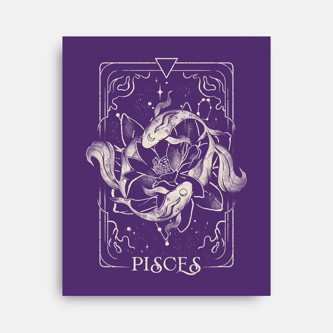 Pisces Tarot-None-Stretched-Canvas-eduely
