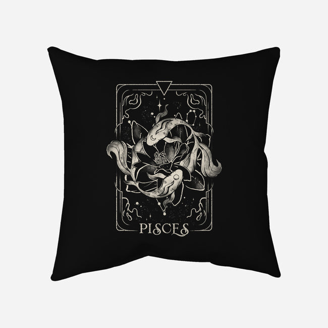 Pisces Tarot-None-Removable Cover w Insert-Throw Pillow-eduely
