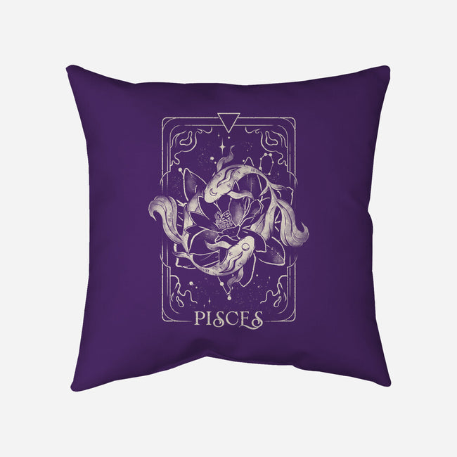 Pisces Tarot-None-Removable Cover w Insert-Throw Pillow-eduely