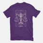 Libra Tarot-Womens-Fitted-Tee-eduely