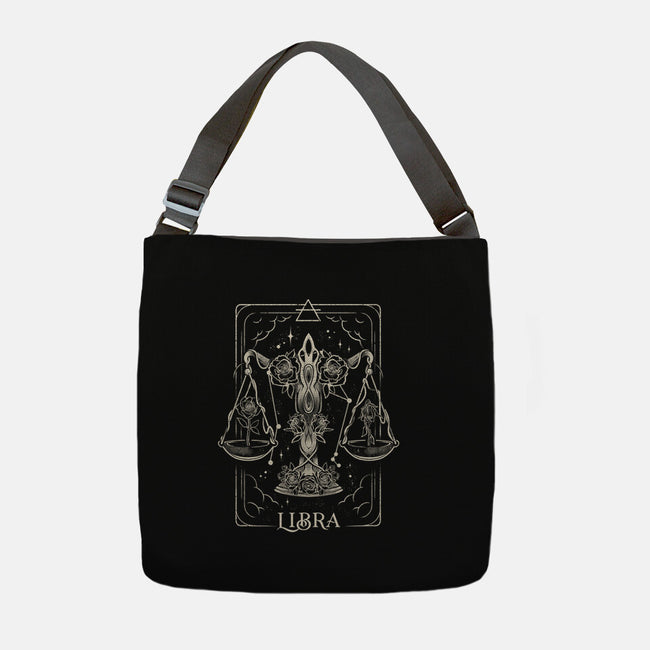 Libra Tarot-None-Adjustable Tote-Bag-eduely