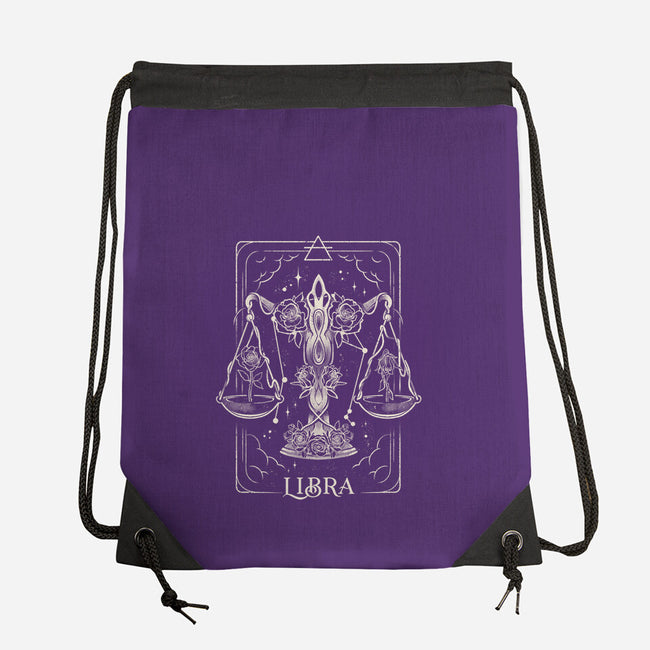 Libra Tarot-None-Drawstring-Bag-eduely