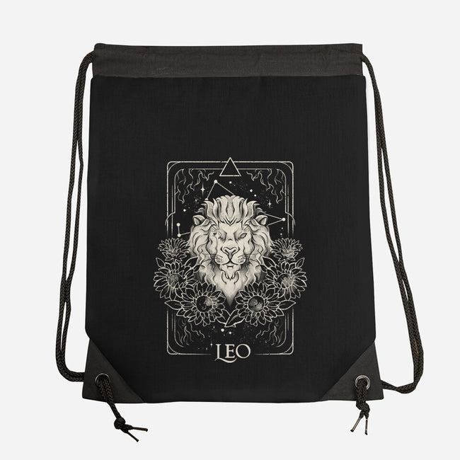 Leo Tarot-None-Drawstring-Bag-eduely