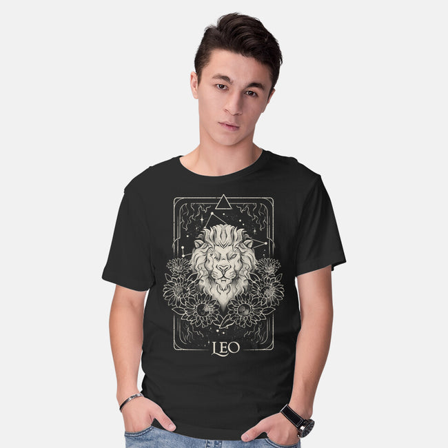 Leo Tarot-Mens-Basic-Tee-eduely