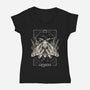 Gemini Tarot-Womens-V-Neck-Tee-eduely