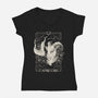 Capricorn Tarot-Womens-V-Neck-Tee-eduely