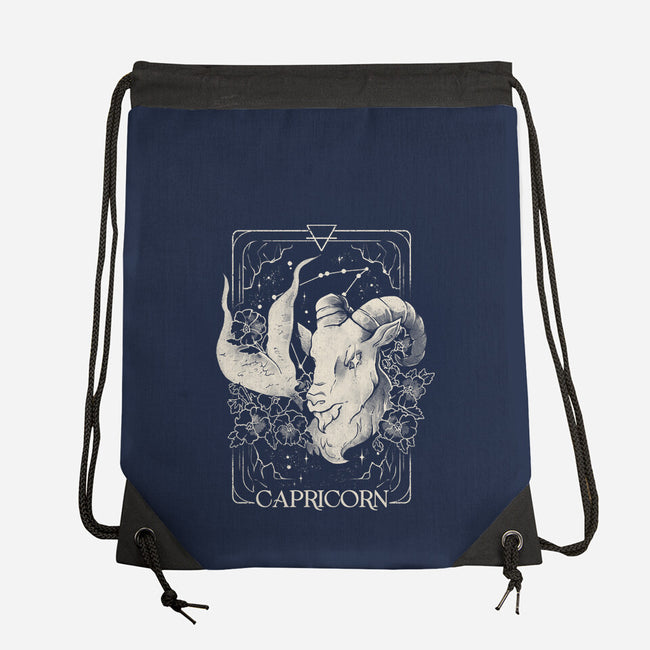 Capricorn Tarot-None-Drawstring-Bag-eduely