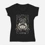 Cancer Tarot-Womens-V-Neck-Tee-eduely