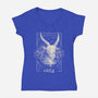 Aries Tarot-Womens-V-Neck-Tee-eduely