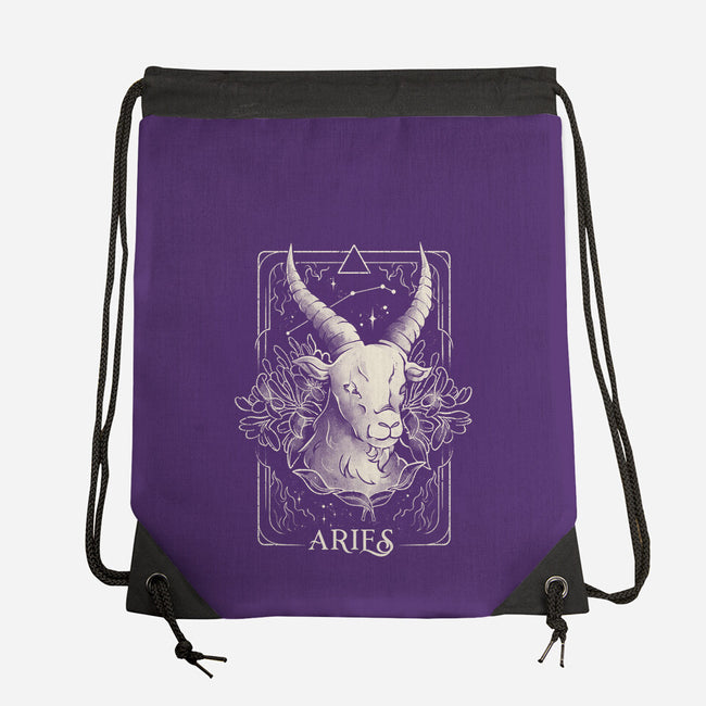 Aries Tarot-None-Drawstring-Bag-eduely
