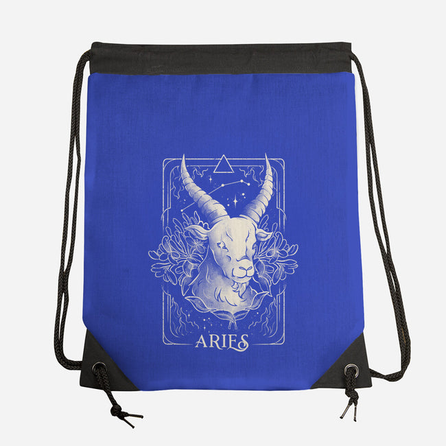 Aries Tarot-None-Drawstring-Bag-eduely