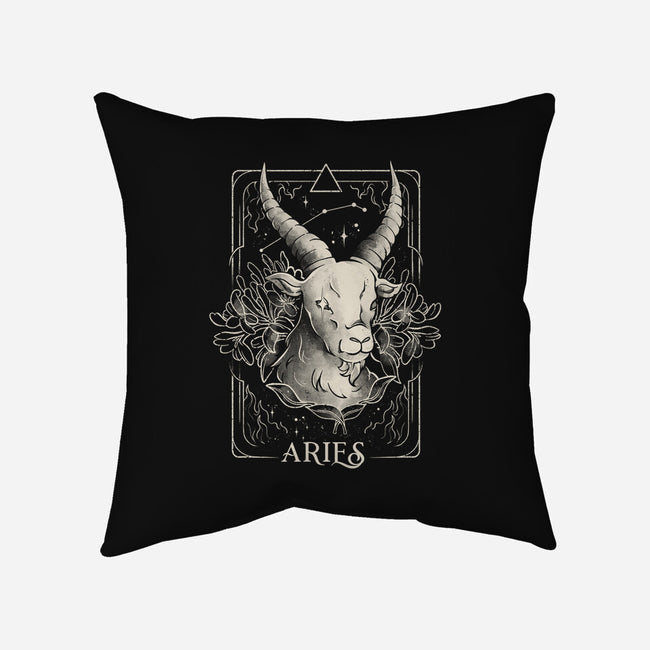 Aries Tarot-None-Removable Cover w Insert-Throw Pillow-eduely
