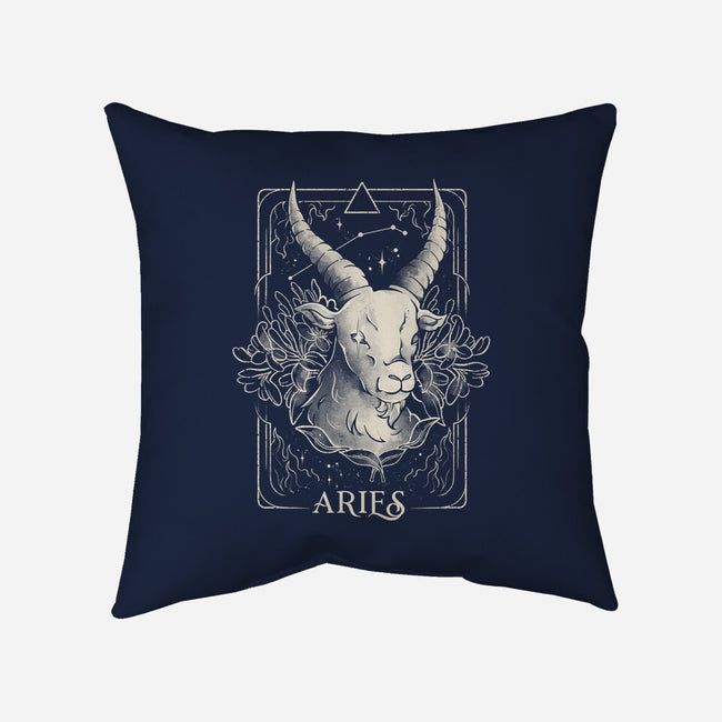Aries Tarot-None-Removable Cover w Insert-Throw Pillow-eduely
